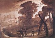 Claude Lorrain Landscape with Figures Before (mk17) Spain oil painting artist